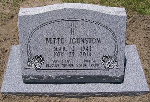 BETTE JOHNSTON